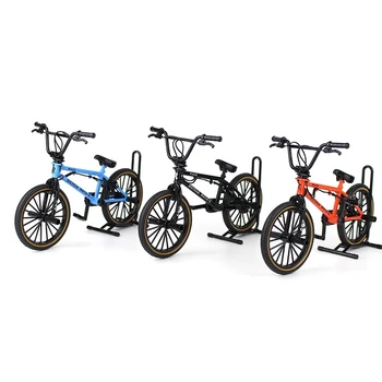 1:8 Mini ötvözet versenykerékpár Diecast modell fém Mountain Bike zseb Hordozható szimulációs gyűjtemény Ajándékok Játékok gyerekeknek