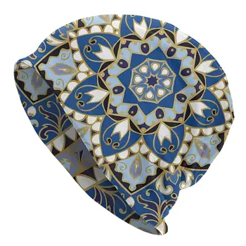 Mozaik motorháztető homme Kültéri perzsa perzsa koponyák Vékony sapkák Sapkák Újdonság szövet kalapok