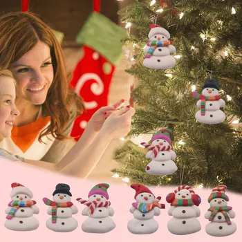 Karácsonyi hóember medál Navidad boldog karácsonyi dekorációk otthonra 2023 Karácsony Noel Cristmas díszek Újévi ajándékok 2024