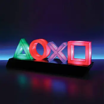 játék ikon Fény Lámpa PS4/PS5 hangvezérléshez Dekoratív lámpa Színes lámpaállvány 4 Típus Asztali hangulatok Kis éjszakai fény