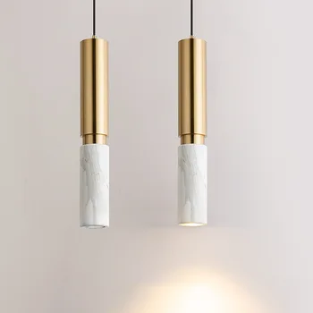 Márvány LED függőlámpa Modern Nordic Light Luxus függőlámpa beltéri világítás Lakberendezés nappalihoz Hálószoba Hotel