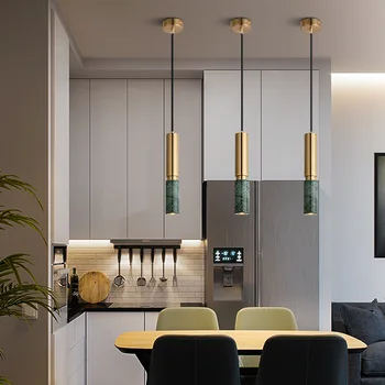 Márvány LED függőlámpa Modern Nordic Light Luxus függőlámpa beltéri világítás Lakberendezés nappalihoz Hálószoba Hotel