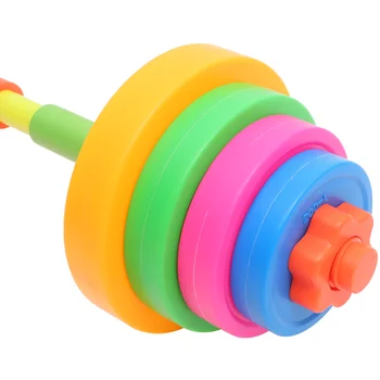 Gyerek súlyzó Óvodai kargyakorlat játék súlyzó műanyag játékszer Kis súlyok Női edzőfelszerelés Gyermek kéz súlya