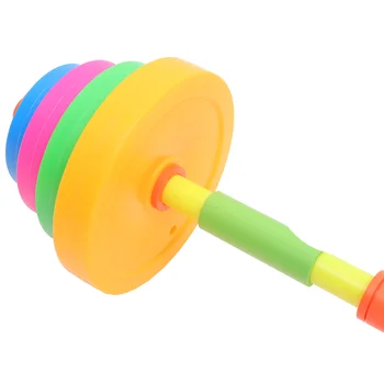 Gyerek súlyzó Óvodai kargyakorlat játék súlyzó műanyag játékszer Kis súlyok Női edzőfelszerelés Gyermek kéz súlya