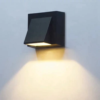 4X 3W Modern minimalista kreatív kültéri vízálló fali lámpa LED kültéri kerti lámpa ajtó fény