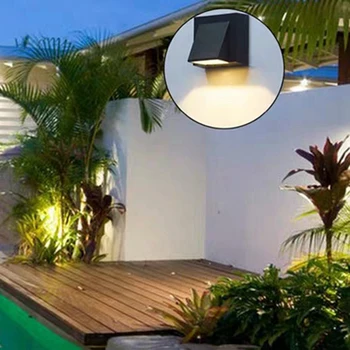 4X 3W Modern minimalista kreatív kültéri vízálló fali lámpa LED kültéri kerti lámpa ajtó fény