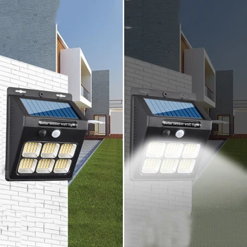 LED kültéri fali lámpa kerti dekoráció háztartási COB napelemes emberi test indukciós lámpa kert napelemes fény szabadban vízálló