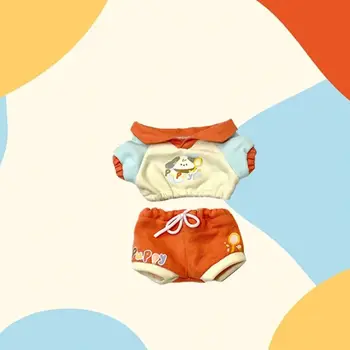 20cm pamutbaba ruha ing Mini baba sport ruhák póló nadrág pamuthoz Kitömött babák játékok kiegészítők Idol baba