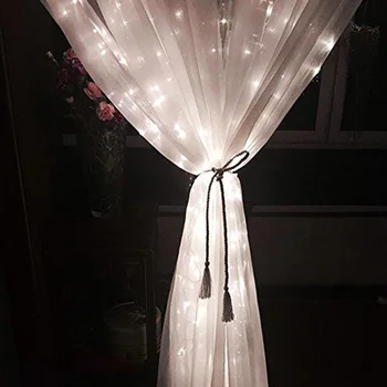 Led karácsonyi húr Tündérfények Kültéri AC220V EU dugó Füzér lámpa dekorációk otthoni partihoz Kert Esküvő Ünnepi világítás