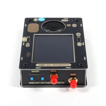 Portapack H3 MINI + Hackrf One SDR + Antenna + Tok + Táska SSTV/NOAA/Morse RX beépített barométer iránytű GPS vevő