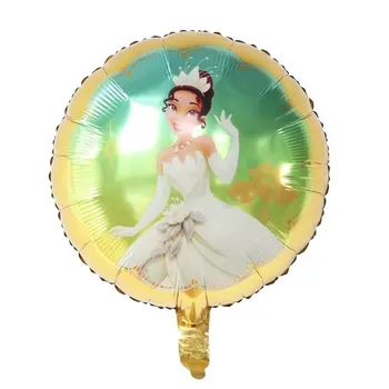 5PCS18 hüvelykes hercegnő fólia Hélium léggömbök Hófehérke Belle Elsa Air Globos Gril születésnapi parti dekorációja Chrildren játékai