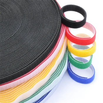 15 mm-es öntapadó szalag Újrafelhasználható kábelkötegelő huzalpántok Kábelrendező szalag DIY tartozékok1,5 méteres kábelkötegelő tartozék