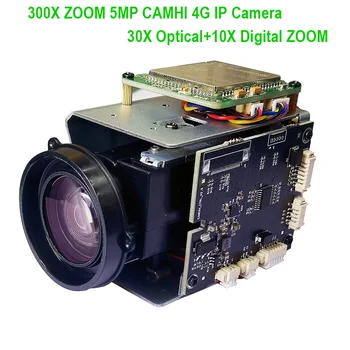 CamHipro 4G vezeték nélküli 5MP 240X ZOOM humanoid SONY IMX 335 IP kamera DV felvevő támogatás SD MIC hangszóró 4G SIM