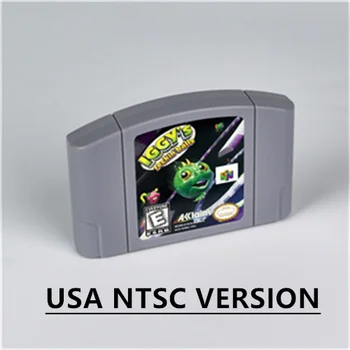 Iggy's Reckin' golyók retro 64 bites játékkazettához USA verzió NTSC formátumChidren ajándékjáték