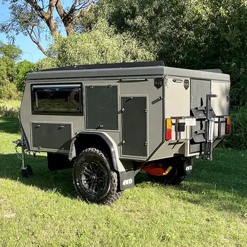 2022 Új Ausztrália kompakt kemény testű könnyű offroad lakóautó pótkocsi Rvs