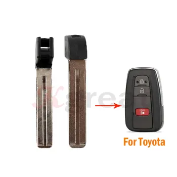 10db vészhelyzeti Smart Prox távoli kulcspenge Toyota Camry számára vágatlan penge üres betét csere autó távirányító kulcs tartozékok
