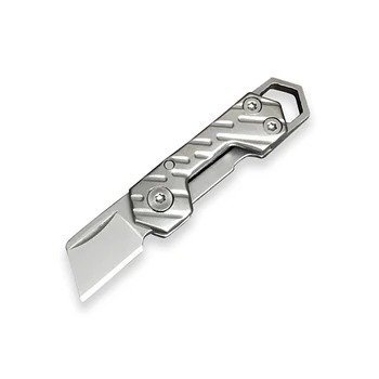 Hordozható Mini zseb Összecsukható kés Kulcstartó kések Élezés Gyümölcs ceruza kicsomagolása Kültéri hordozható eszköz Kis ujjas kés