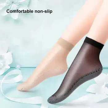 10 pár stílusos átlátszó zokni légáteresztő rövid áttetsző zokni átlátni a nyarat női zokni