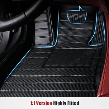 Egyedi szénszálas stílusú padlószőnyegek Infiniti FX sorozathoz 2009-2013 10 11 12 láb szőnyegfedél autó belső kiegészítők