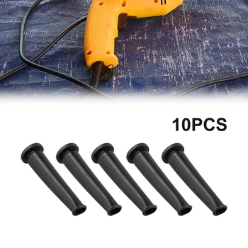 10db 9 mm-es huzalvédő kábelhüvely csomagtartó fedél sarokcsiszolóhoz Elektromos fúrókábel védő cső Kábelezési tartozékok