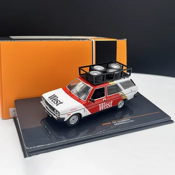 IXO Diecast 1/43 méretarányú Fiat 131 könnyűfém autó modell gyűjtemény Emléktárgy kiállítási díszek Jármű játék