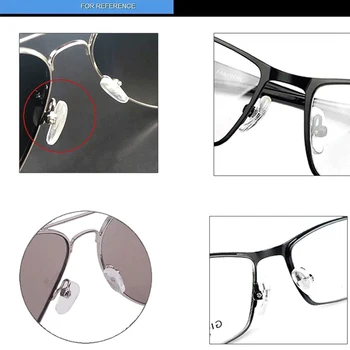 25Pár/készlet Szilikon orrpárnák szemüvegekhez Puha orrpárnák Szemüvegek csúszásgátló orrpárna Szemápolási eszközök Szemüveg kiegészítők