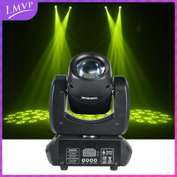 150w led mozgó fej Mini Beam Spot Light DMX vezérlő RGB Disco mozgó fejlámpa színpadra DJ Party KTV privát szoba