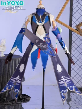 InYOYO Jing Liu Honkai: Star Rail cosplay jelmez játék öltöny elegáns ruha szerepjáték Halloween party ruha női XS-XXL Új 2023