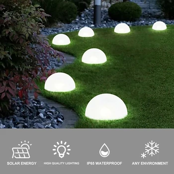 5 az 1-ben Napelemes LED lámpák Kültéri ragyogás Macskaköves lámpa Kerti dekoráció Napelemes fű lámpa Kavicsos napelemes kerti fény Udvari út dekoráció