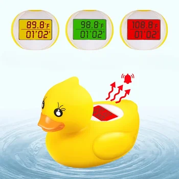 Dr.isla Babafürdő vízhőmérő Biztonságos zuhany időzítő Hőmérséklet-érzékelő csecsemőknek Vízálló újszülött úszó kád játék
