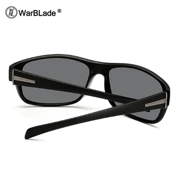 WarBLade 2018 Új márkadizájn Napszemüvegek Férfi polarizált Női Divat Szemvédelem UV400 Fekete négyzet alakú napszemüveg Gafas