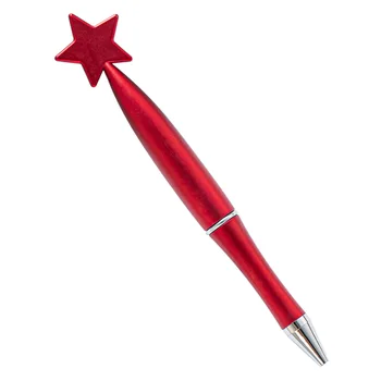 50Pcs csillag alakú tollak fekete tinta rollerball tollak Star golyóstollak irodai kellékek születésnapi ajándék golyóstoll
