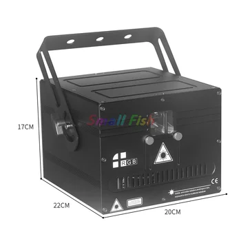 Lézer ILDA RGB 1w 2w 3w 4w sugár 3D projektor szkenner animáció DMX Dj Disco House Party Bár Club Xmas Effect Színpadi világítás