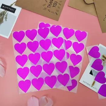 40 db Valentin-napi matricák szív alakú fényes por ragasztó dekoratív ajándékkártya ajándék pecsét matricák ajándék matricák