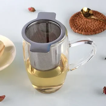 rozsdamentes acél teáskanna teáskanna tálca fűszeres teaszűrő Gyógynövényszűrő Teaware kiegészítők Konyhai eszközök Infúziók Tea szivárgás