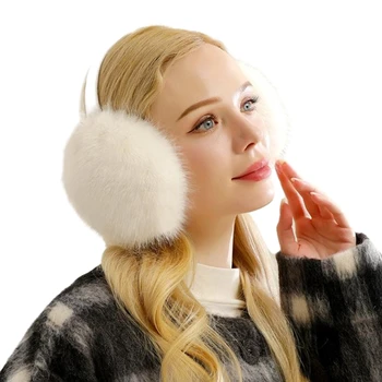 Szőrös plüss fül muffs Nők Lányok Téli hideg időjárás Fülmelegítők Fülvédők
