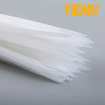 Önzáró műanyag nylon nyakkendő 100 db, fehér 5X300 kábelkötegelő cipzáras pánt nylon kábelkötegelő készlet