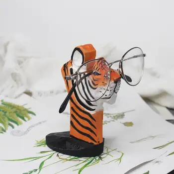 Szemüvegkeret Egyedi állati ihletésű tömörfa szemüveg Keret kijelző polc Stílusos Gyönyörű ajándék ékszerekhez Dekoráció Kicsi