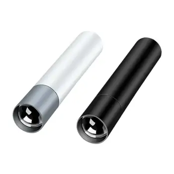 Mini zseblámpa USB újratölthető LED zseblámpa vízálló teleszkópos erős fáklya lámpa Kültéri munka zoom hordozható fáklya