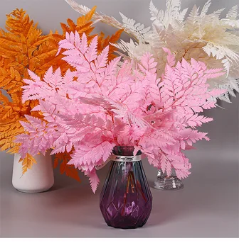 természetes szárított virágok esztétikus szobaKiegészítők Vintage dekoráció Külső lányoknak asztali virágfal szőlő esküvői virágcserepek