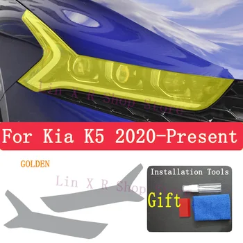 Kia K5 2020 2021 2022 TPU autó külső fényszórók karcvédő fólia Fényszórók javítása Matrica kiegészítők Refi