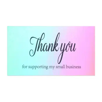 Vásárlási ajándék fényvisszaverő Köszönöm, hogy támogattad kisvállalkozásomat Üdvözlőlap Online kiskereskedelmi értékkártyák