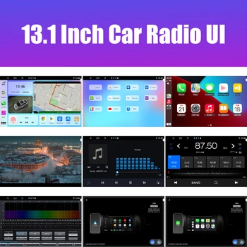 13,1 hüvelykes autórádió Buick GL8 2010-2013 autó DVD GPS navigáció sztereó Carplay 2 Din központi multimédia Android Auto