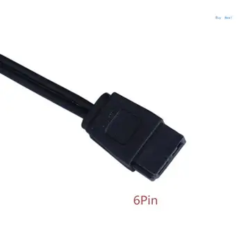 Sata 15Pin - 6Pin adapter kábel Sata tápegység kábel lemez DVD-hez