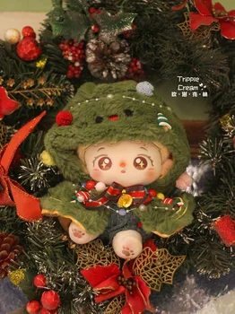 Cosmile For Cute 10cm 20cm Plüss baba Hnadmade karácsonyi ruhák Játék téli ruházat Szép karácsonyi ajándék C