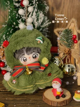 Cosmile For Cute 10cm 20cm Plüss baba Hnadmade karácsonyi ruhák Játék téli ruházat Szép karácsonyi ajándék C