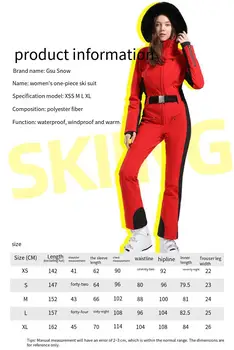 Oulylan 2024 Új téli egyrészes síruha sűrített termikus overallok Snowboard dzseki jumpsuit Slim Fit síkészlet szélálló