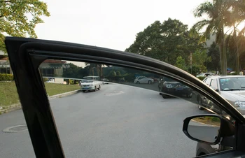 Citroen DS5 2012 2013 2014 2015 ablak szélterelő Visor Eső/napvédő szellőzőnyílás Autó kiegészítők matricák