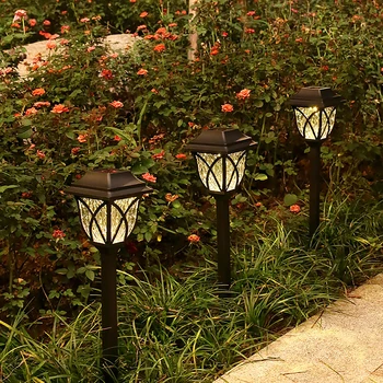  napelemes LED kerti gyepfény kültéri IP65 vízálló éjszakai fény otthoni udvari kerti ösvény dekorációs lámpához